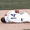 Delino DeShields gets injured